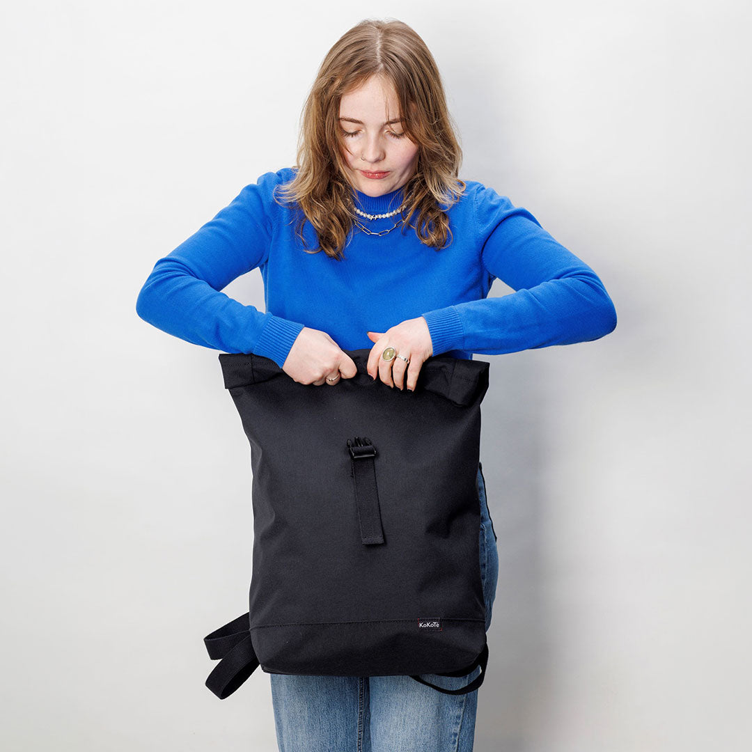 Backpack “Rolltop” - black