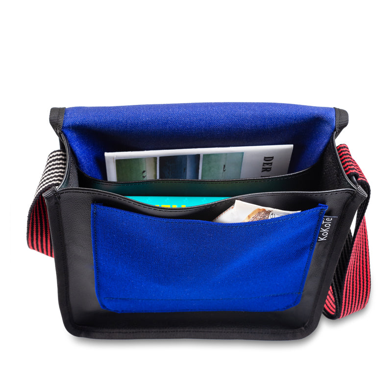 Globi Bag Ultramarinblau von KoKoTé, der Urner Taschenmanufaktur. Swiss made Taschen und Accessoires.