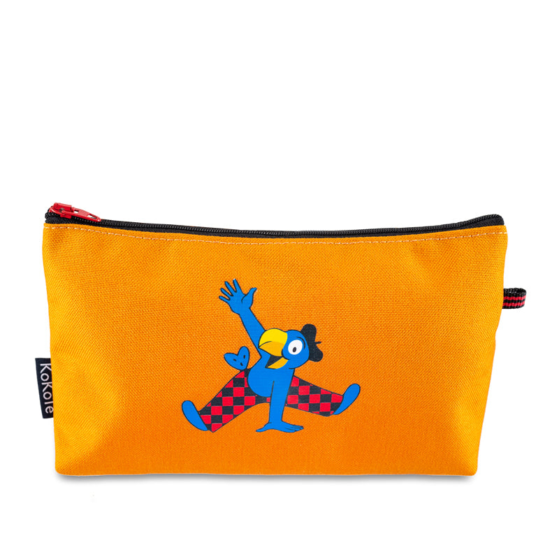 Globi Nessi Safrangelb von KoKoTé, der Urner Taschenmanufaktur. Swiss made Taschen und Accessoires.