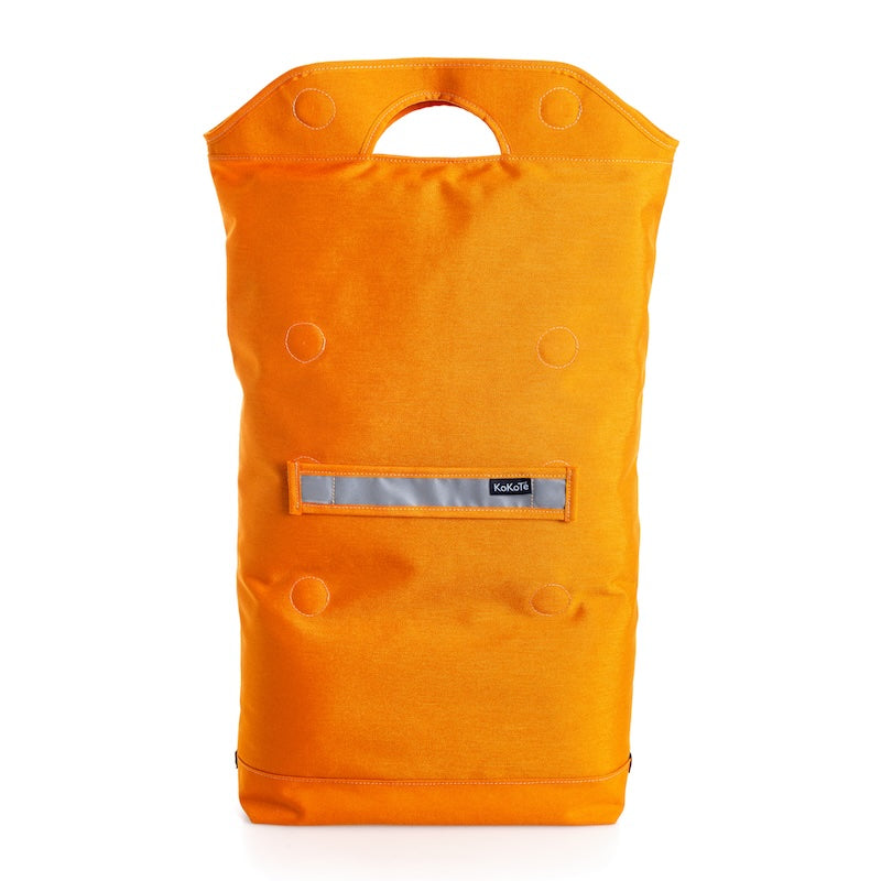 Rucksack «Clap &amp; Smile», inkl. reflektierendes Magnetband von KoKoTé, der Urner Taschenmanufaktur. Swiss made Taschen und Accessoires.