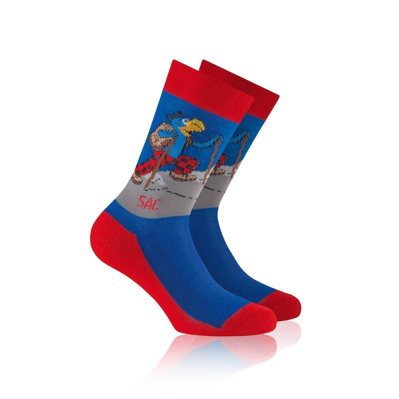 Globi Socken Rot von KoKoTé, der Urner Taschenmanufaktur. Swiss made Taschen und Accessoires.