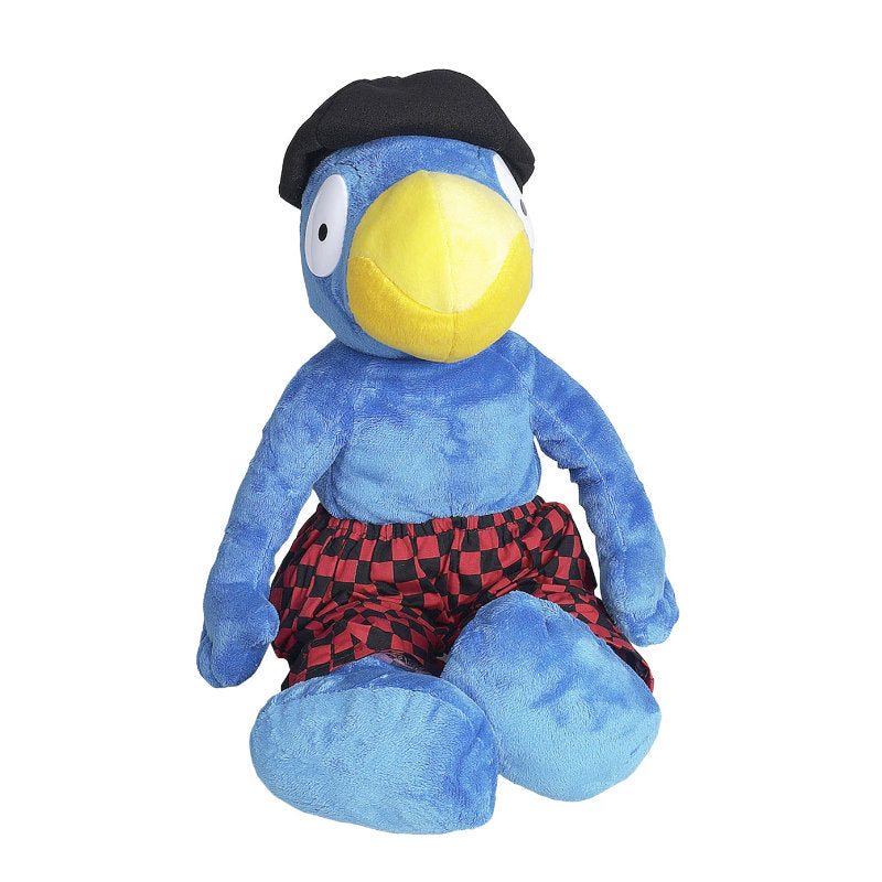Globi Plüschfigur von KoKoTé, der Urner Taschenmanufaktur. Swiss made Taschen und Accessoires.