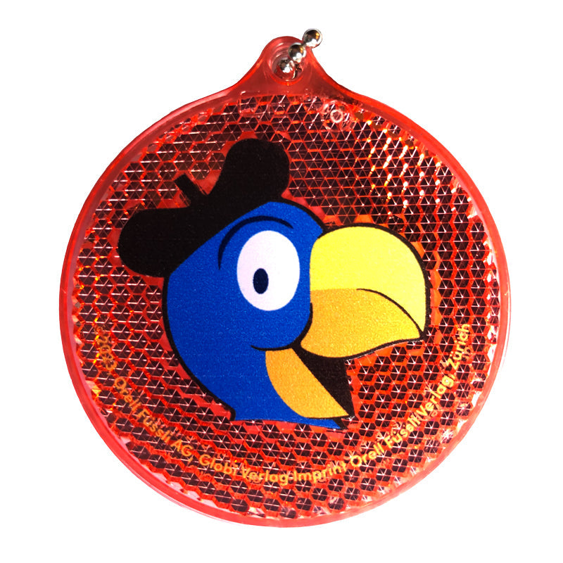 Globi Reflektor von KoKoTé, der Urner Taschenmanufaktur. Swiss made Taschen und Accessoires.