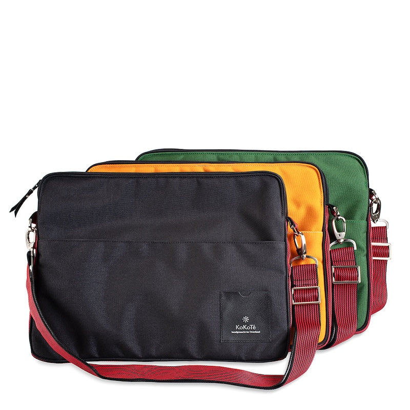 Laptophülle «Cerveau» Ultramarinblau von KoKoTé, der Urner Taschenmanufaktur. Swiss made Taschen und Accessoires.