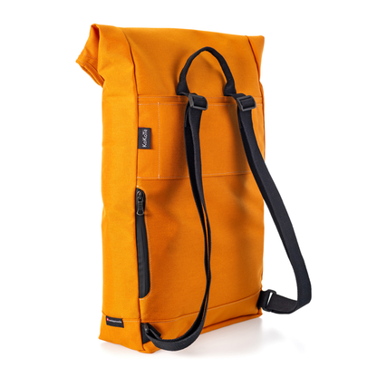 Rucksack «Clap & Smile», inkl. reflektierendes Magnetband von KoKoTé, der Urner Taschenmanufaktur. Swiss made Taschen und Accessoires.