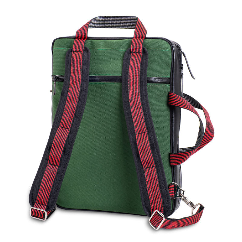 Geschäftstasche / Rucksack «Pändler» Waldgrün von KoKoTé, der Urner Taschenmanufaktur. Swiss made Taschen und Accessoires.