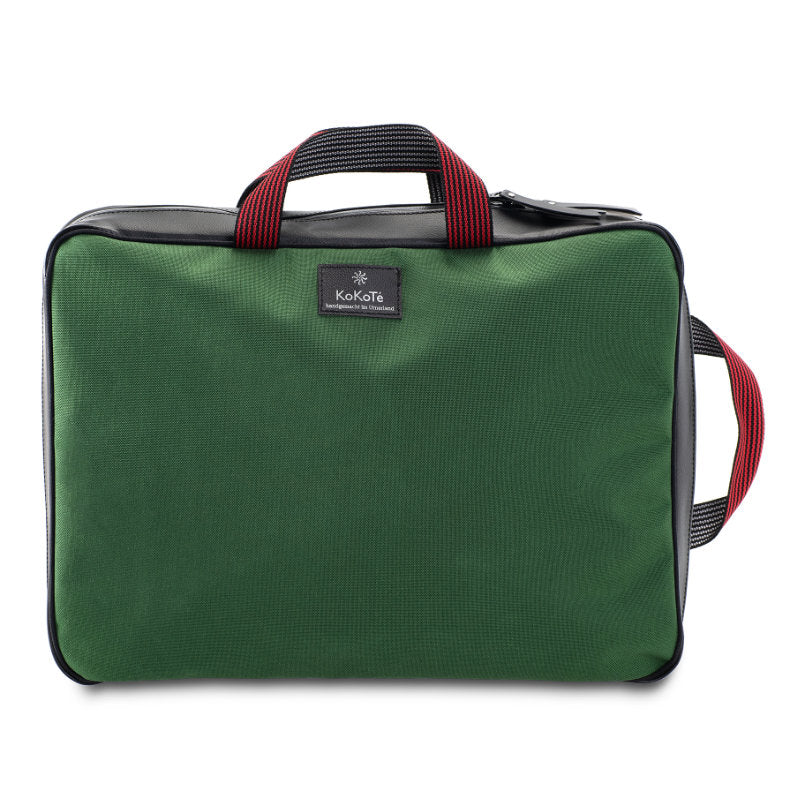 Geschäftstasche / Rucksack «Pändler» Waldgrün von KoKoTé, der Urner Taschenmanufaktur. Swiss made Taschen und Accessoires.