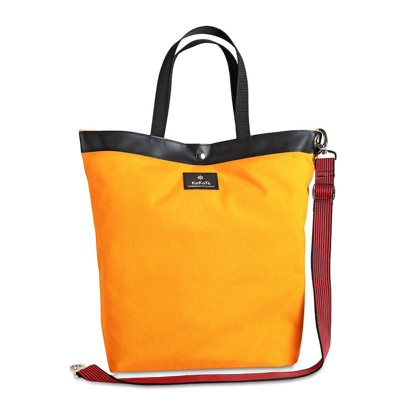 Shopping bag &quot;Poschti L&quot; - yellow -orange