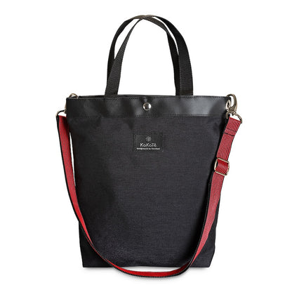 Einkaufstasche «Poschti M» Schwarz von KoKoTé, der Urner Taschenmanufaktur. Swiss made Taschen und Accessoires.