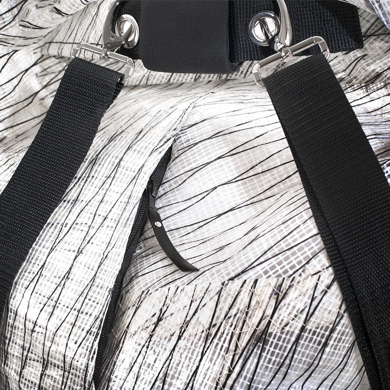 Seesack «Seegussler» aus Upcycling Segelstoff von KoKoTé, der Urner Taschenmanufaktur. Swiss made Taschen und Accessoires.