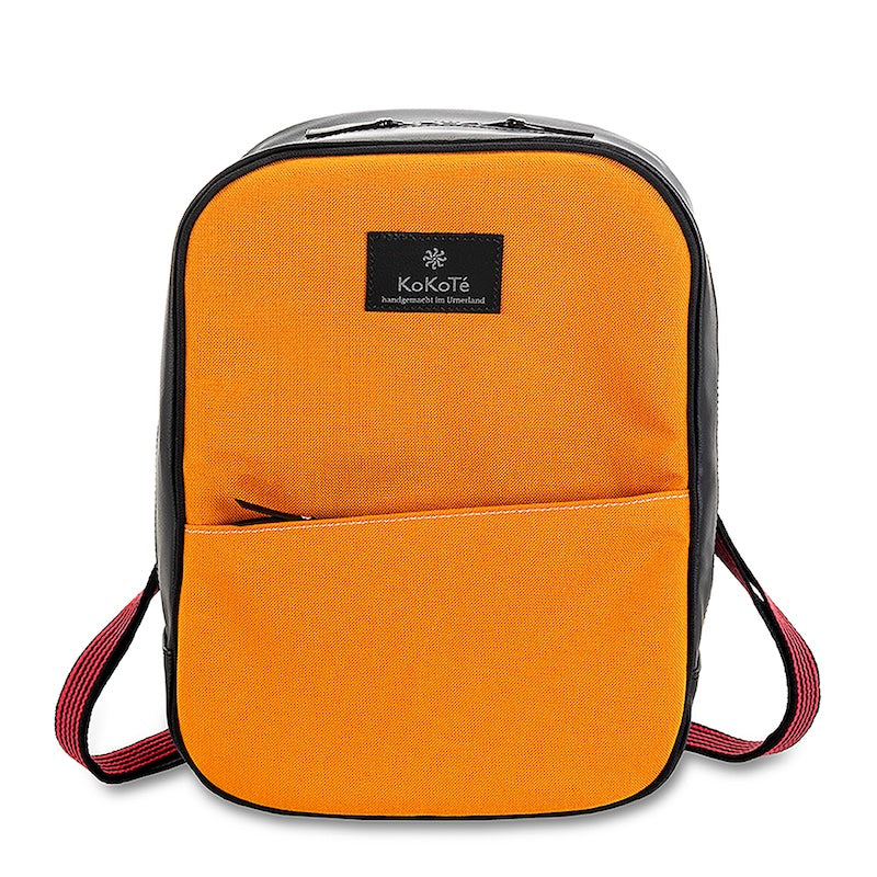 Rucksack «Viadi S» Safrangelb von KoKoTé, der Urner Taschenmanufaktur. Swiss made Taschen und Accessoires.