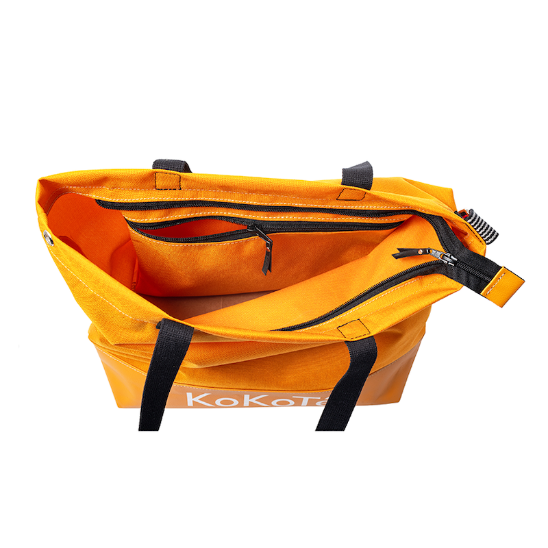 Einkaufstasche «Poschti quer» von KoKoTé, der Urner Taschenmanufaktur. Swiss made Taschen und Accessoires.