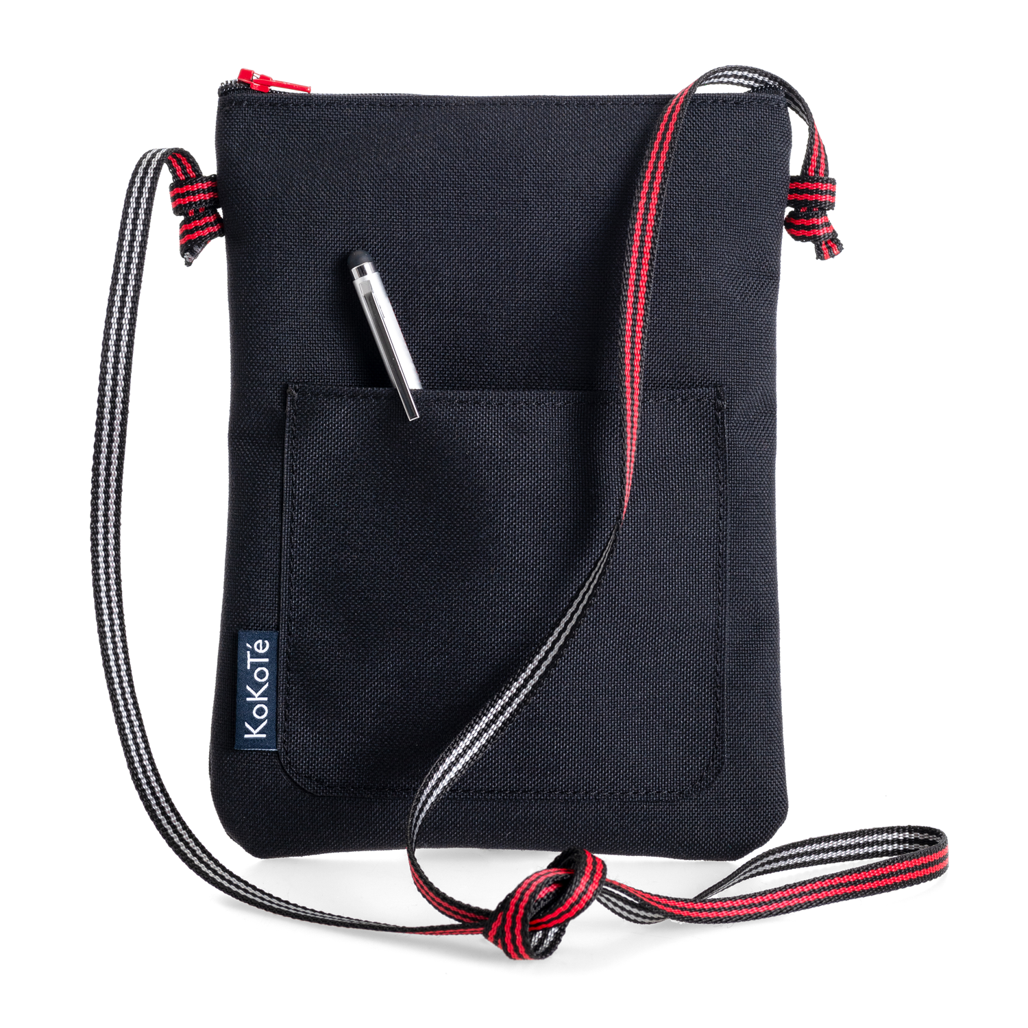 Kleine Umhängetasche «Surplus L» Schwarz von KoKoTé, der Urner Taschenmanufaktur. Swiss made Taschen und Accessoires.