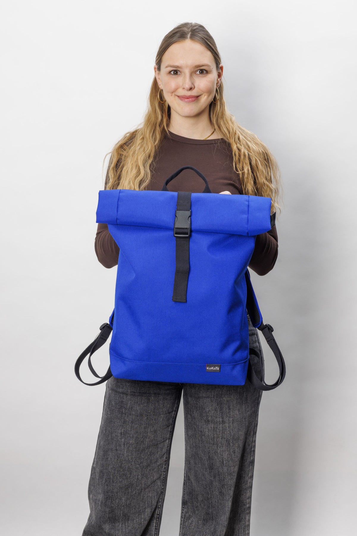 Sac à dos «rolltop» - bleu